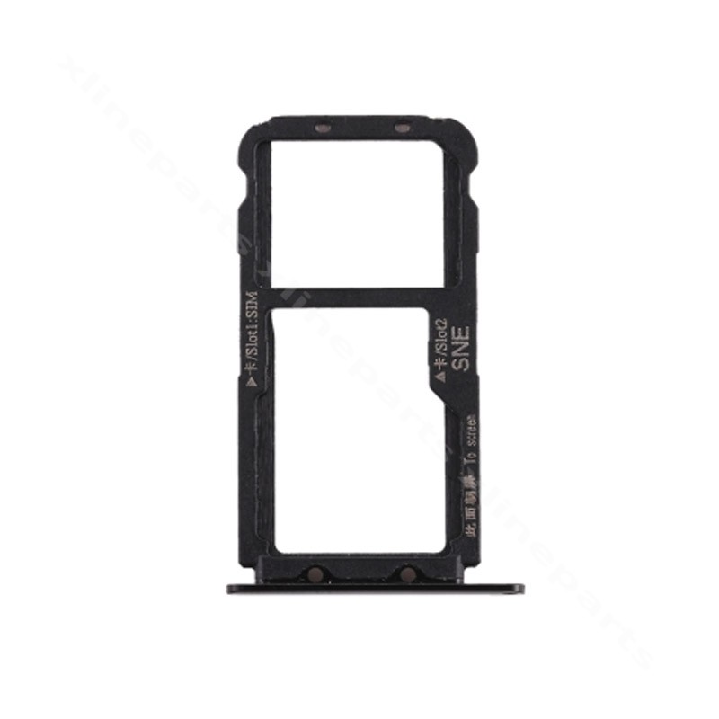 Sim Card Holder Dual Huawei Mate 20 Lite black