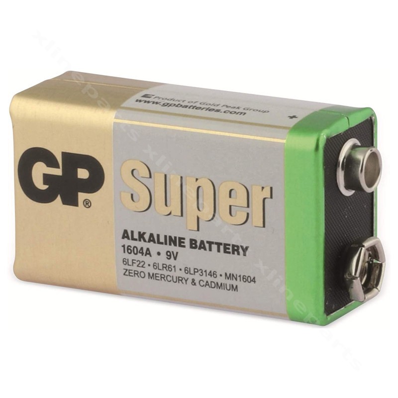 Battery Super Alkaline GP 9V (6LR61)