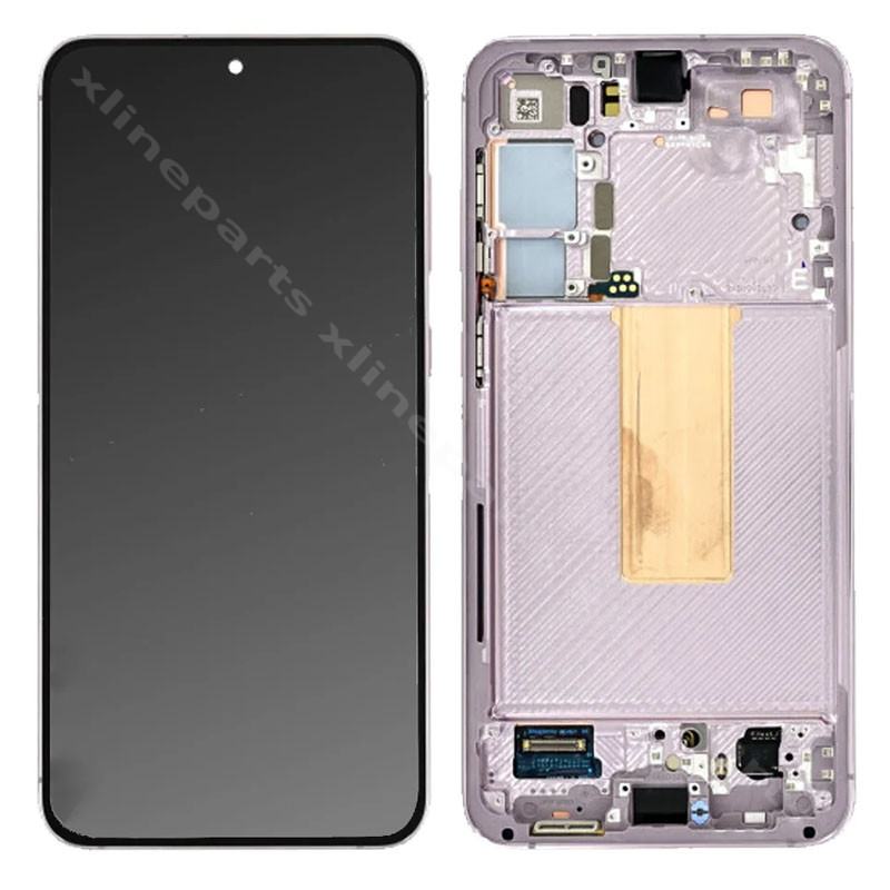 Πλήρες πλαίσιο LCD Samsung S23 Plus S916 lavender (Πρωτότυπο)