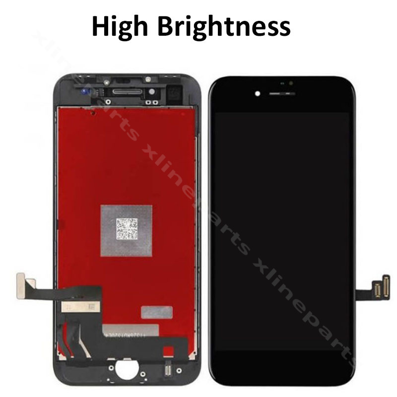 Ολοκληρωμένη LCD Apple iPhone 8/ SE (2020) μαύρο Υψηλή φωτεινότητα