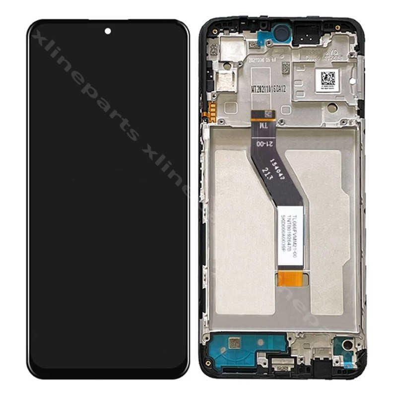 ЖК-экран в полной рамке Xiaomi Poco M4 Pro 5G/ Redmi Note 11T черный (оригинал)