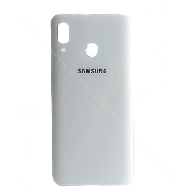 Задняя крышка аккумуляторного отсека Samsung A40 A405 белая