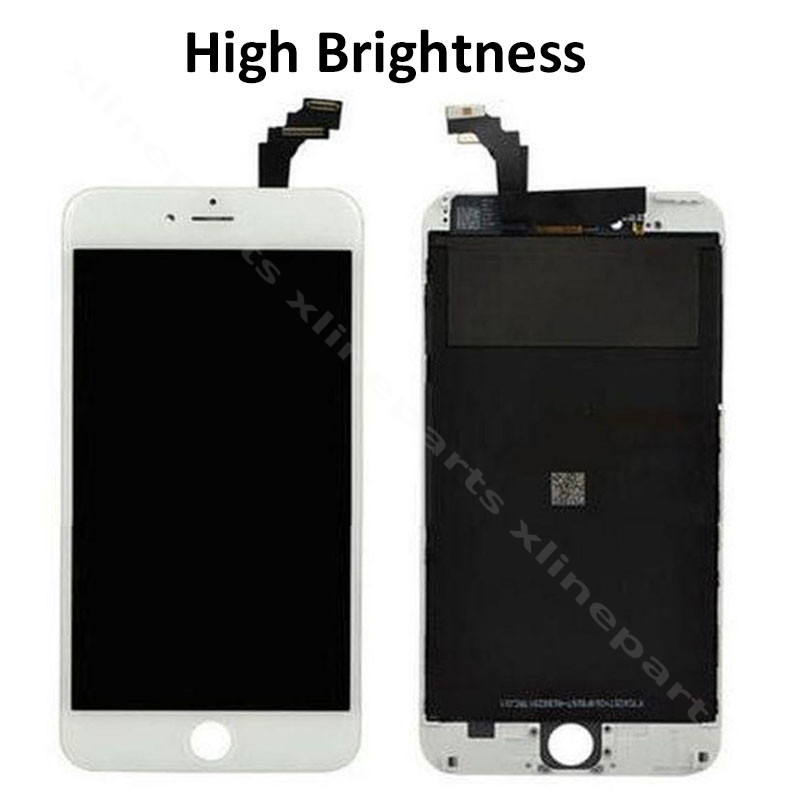 Полный ЖК-дисплей Apple iPhone 5S/SE, белый, высокая яркость