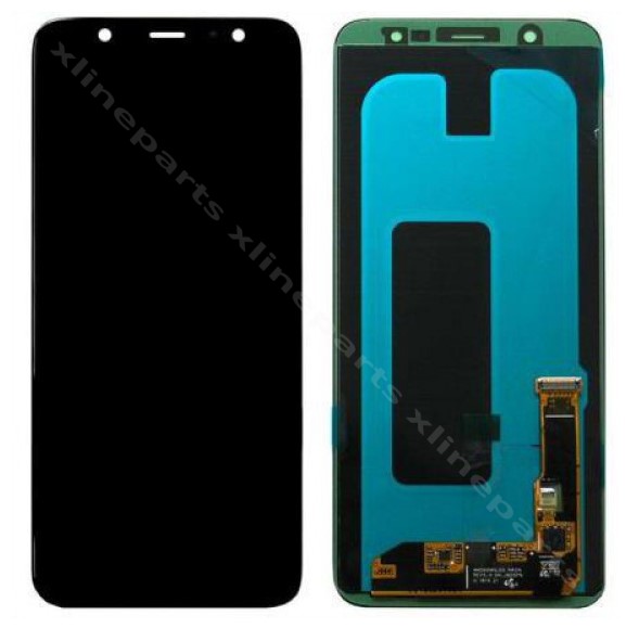 LCD Complete Samsung A6 Plus (2018) A605 black OLED