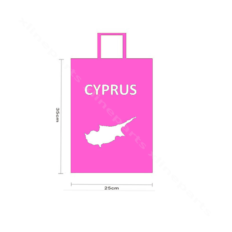 Shopping Bag Cyprus 35*25*10cm pink