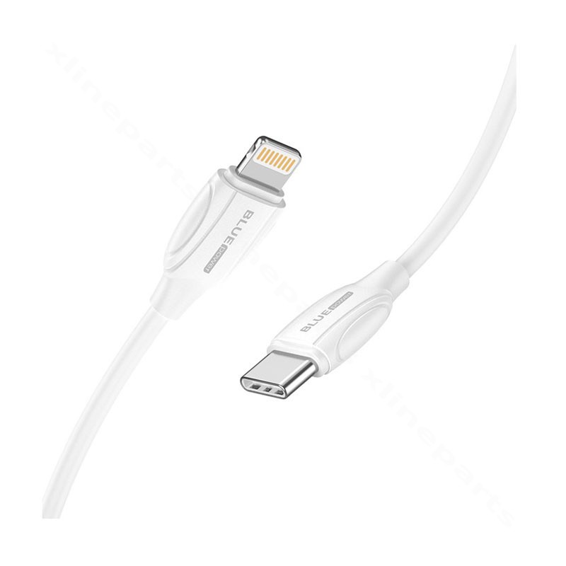 Кабель USB-C на Lightning 2.4А 1м белый