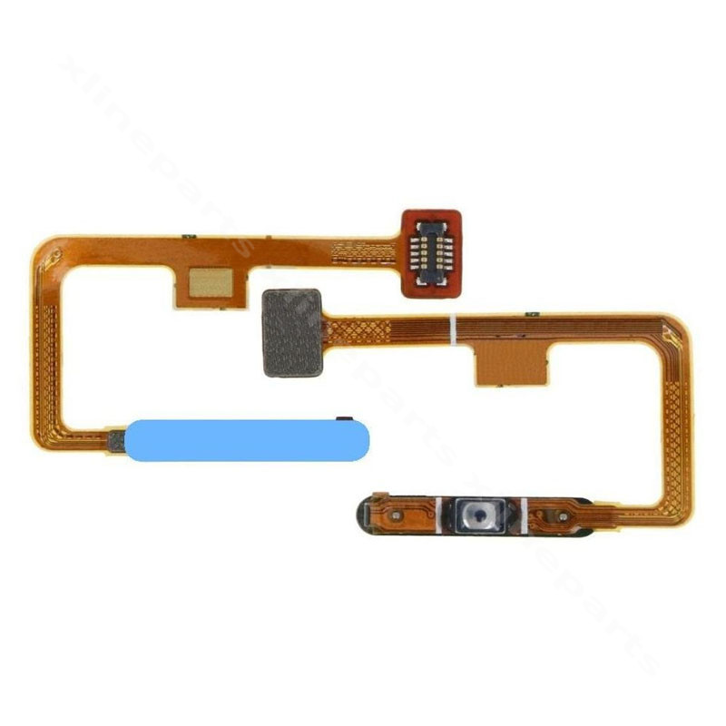 Flex Cable αισθητήρας δακτυλικών αποτυπωμάτων με κουμπί λειτουργίας Xiaomi Mi 11 Lite/Mi 11 Lite 5G/11 Lite 5G NE μπλε