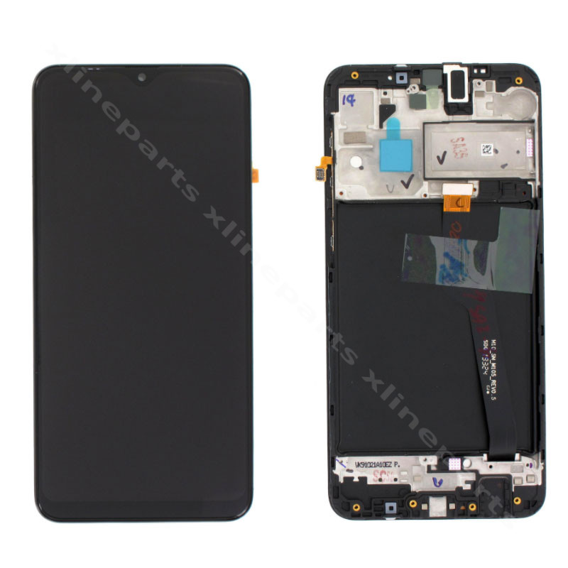 ЖК-дисплей в полной рамке Samsung A10 A105 черный NoEU (оригинал)