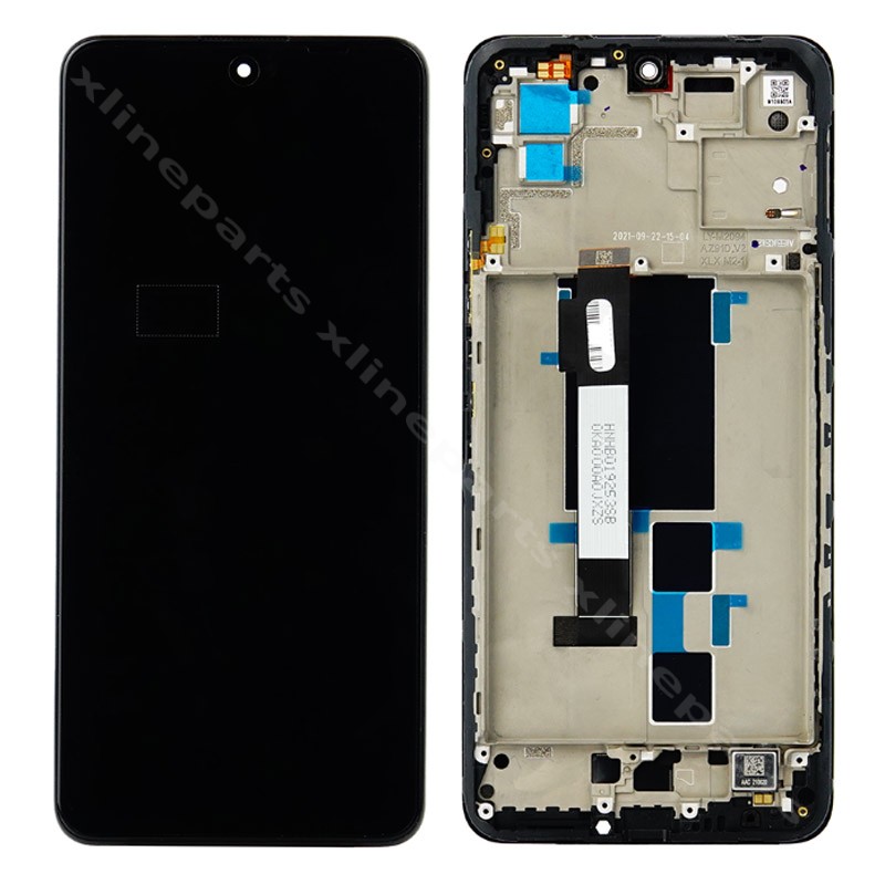 LCD Complete Frame Xiaomi Poco X3 GT black (Original)