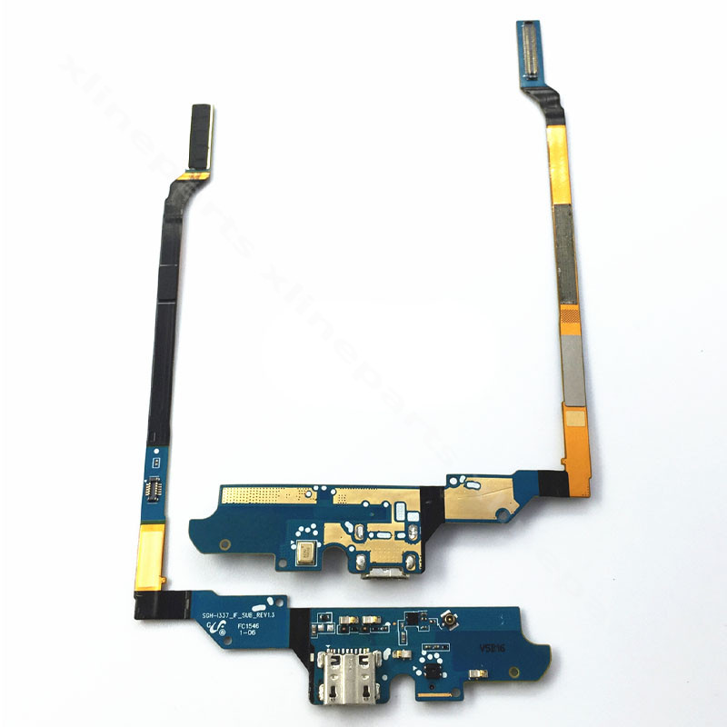 Flex Connector Charging Port with Microphone Samsung S4 I9505