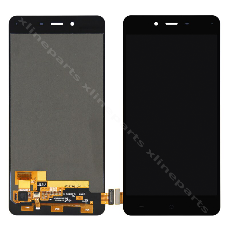 LCD Complete OnePlus X black OCG