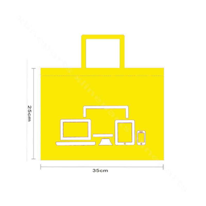Shopping Bag Mobile 25*35*10cm yellow