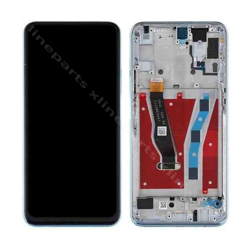 LCD Complete Frame Huawei P Smart Pro/ Y9s blue OCG