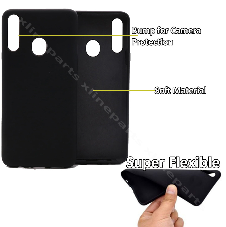 Задний чехол силиконовый Xiaomi Mi 11 черный