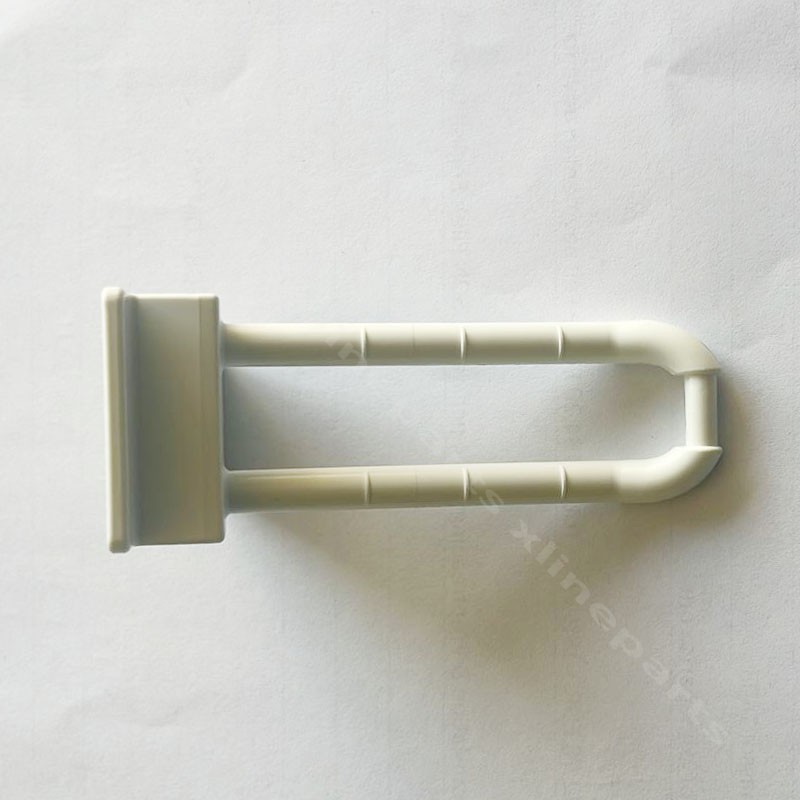 Punched Plastic Hook Shelf 6.1cm white