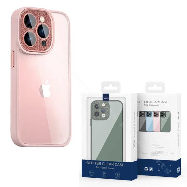 Back Case Wiwu Glitter Apple iPhone 14 Pro pink