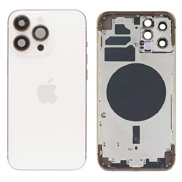Задняя батарея и средняя крышка Apple iPhone 14 Pro Max серебристый
