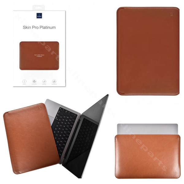 Μανίκι Laptop Wiwu Skin Pro Platinum 13,6" καφέ