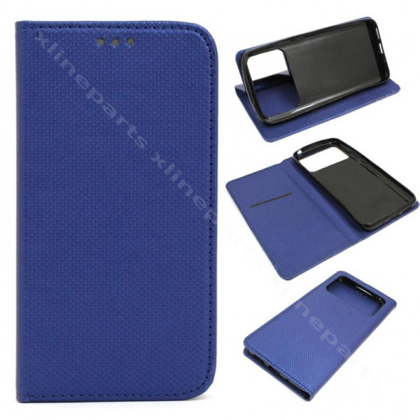 Flip Case Magnetic Xiaomi Poco C40 blue