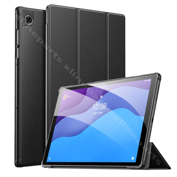 Чехол для планшета Lenovo Tab M10 HD 10,1 дюйма, складывающийся втрое, TB-X306 2-го поколения, черный