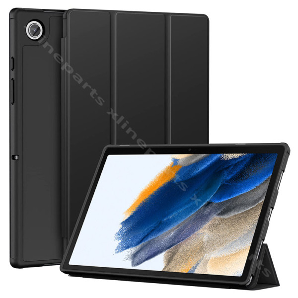 Чехол для планшета Samsung Tab S8 Plus 12,4 дюйма X800, складывающийся втрое, черный