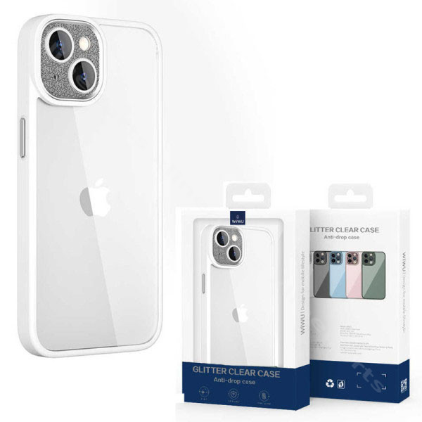 Back Case Wiwu Glitter Apple iPhone 14 Plus white