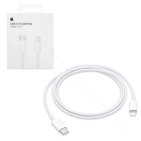 Καλώδιο USB-C σε Lightning Apple 1m λευκό