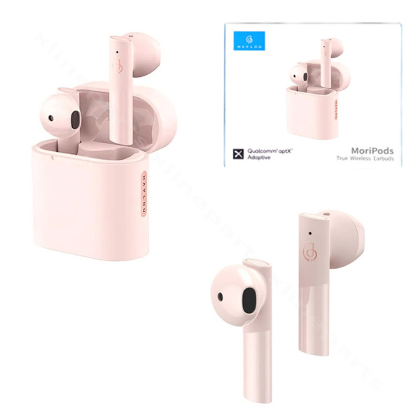 Ακουστικό Haylou MoriPods Wireless ροζ
