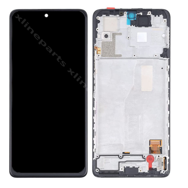 LCD Complete Frame Xiaomi Redmi Note 10 Pro black OLED