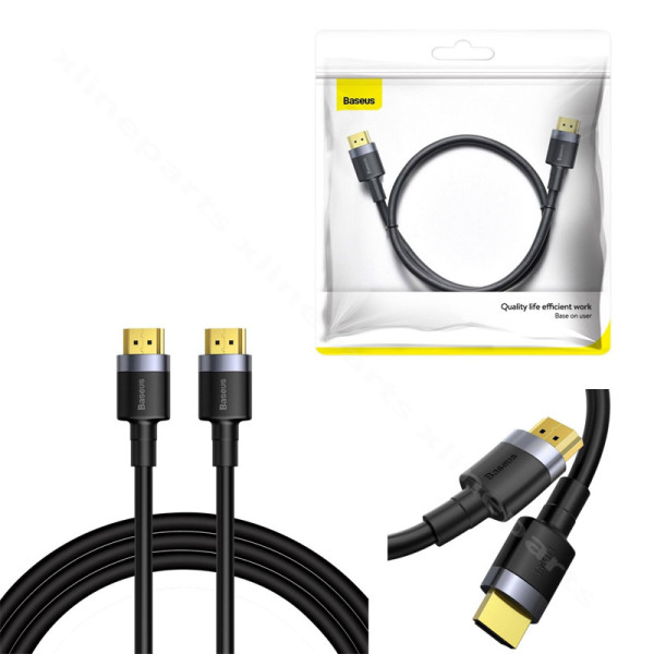 Cable HDMI to HDMI 4K Baseus Cafule 1m black