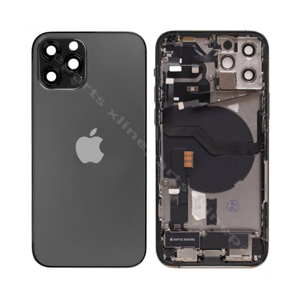Задняя часть аккумулятора и средняя крышка, мелкие детали Apple iPhone 12 Pro, графит*