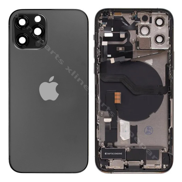 Back Battery and Middle Cover Small Parts Apple iPhone 12 Pro Max graphite*