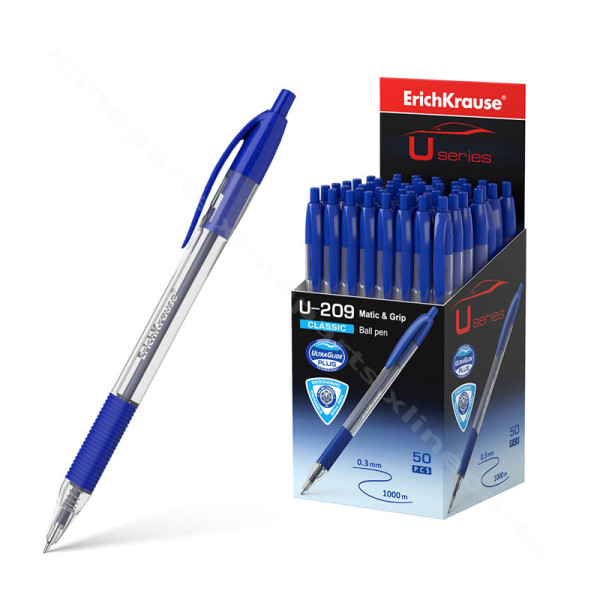 Erichk Retractable ball Point Pen U-209 Ultra blue (1Pcs)