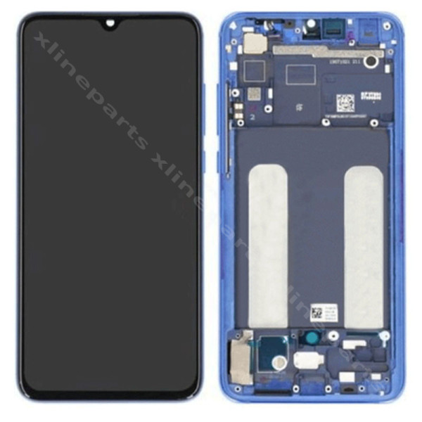 ЖК-дисплей в полной рамке Xiaomi Mi 9 Lite синий (оригинал)