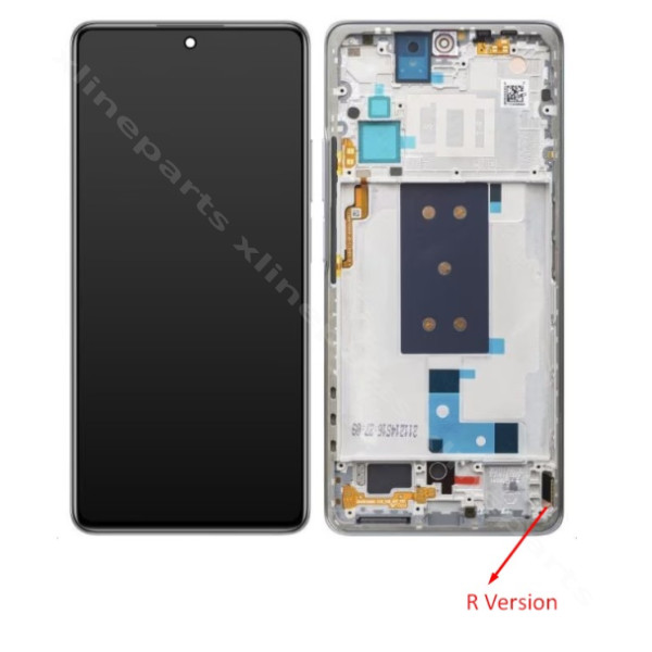ЖК-дисплей в полной рамке Xiaomi 11T/ 11T Pro, черный (версия R) (оригинал)