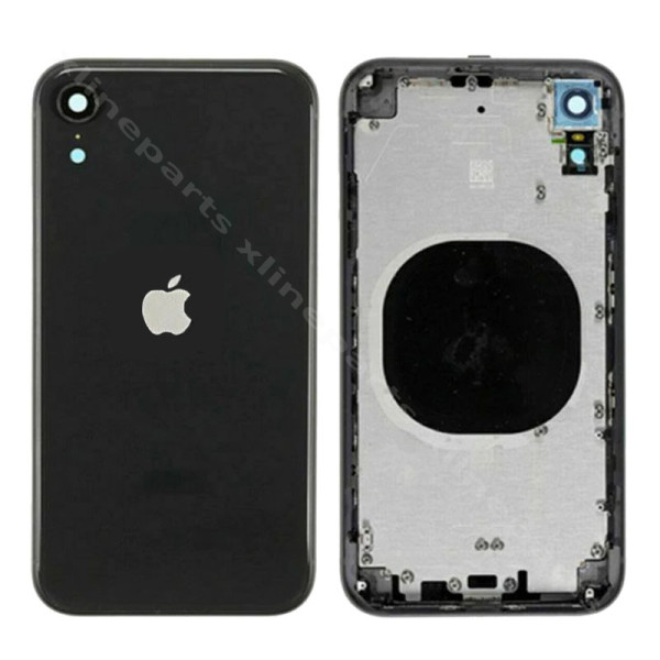 Back Battery and Middle Cover Apple iPhone XR black