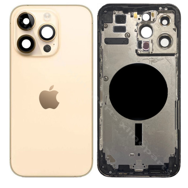 Πίσω μπαταρία και μεσαίο κάλυμμα Apple iPhone 14 Pro χρυσό