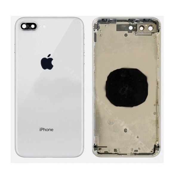 Задняя батарея и средняя крышка Apple iPhone 8 Plus серебристый