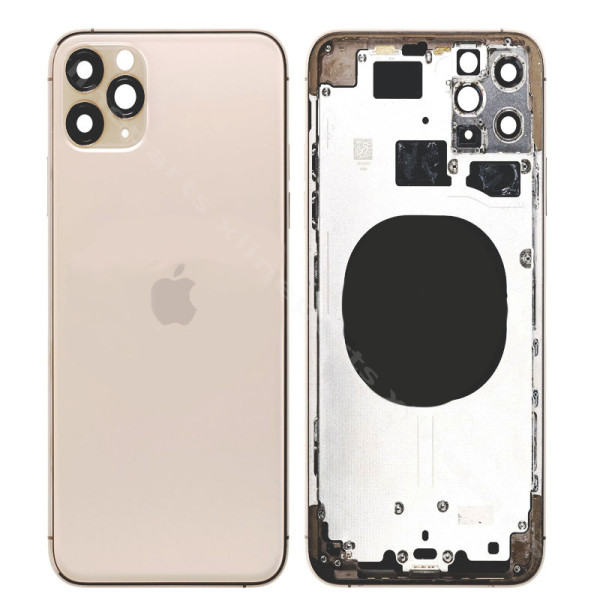 Задняя батарея и средняя крышка Apple iPhone 11 Pro золотой