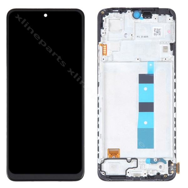 LCD Complete Frame Xiaomi Redmi Note 12 4G black OLED