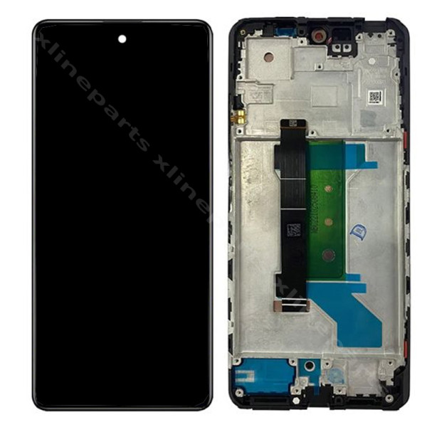 LCD Complete Frame Xiaomi Redmi Note 12 Pro Plus black OEM
