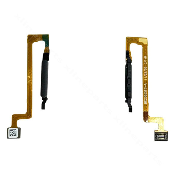 Flex Cable Αισθητήρας δακτυλικών αποτυπωμάτων Xiaomi Poco X5 μαύρο