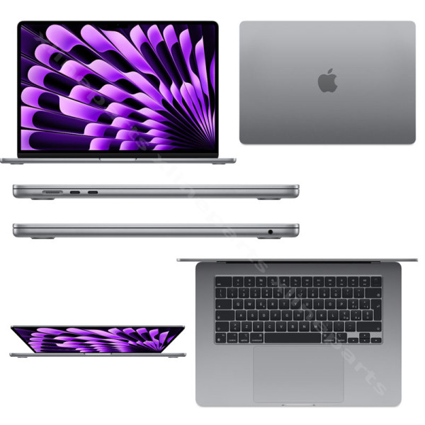 Apple MacBook Air 15 дюймов, 8-ядерный графический процессор M2, 8/256 ГБ, серый
