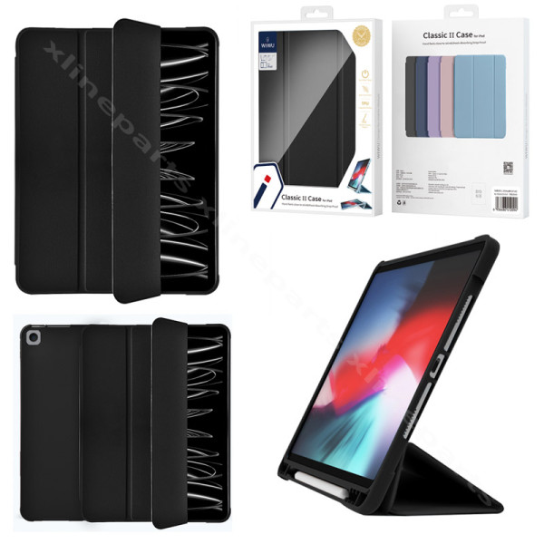 Θήκη tablet Wiwu Classic II Apple iPad 10.2" (2019)/(2020)/(2021) Θήκη μολυβιού μαύρη