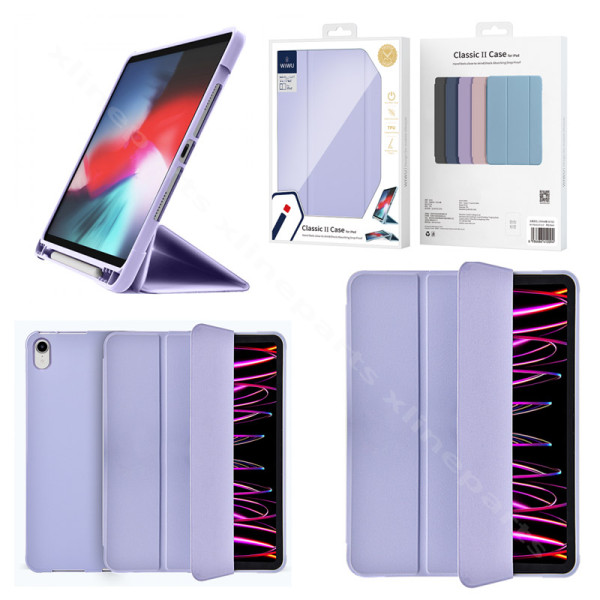 Tablet Case Wiwu Classic II Apple iPad 10.2" (2019)/(2020)/(2021) Pencil Holder purple