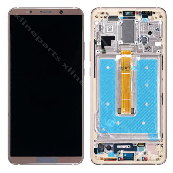 LCD Complete Frame Huawei Mate 10 Pro brown OLED*