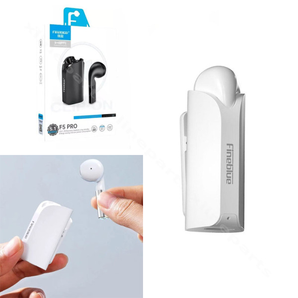 Ακουστικό Fineblue F5 Pro Wireless λευκό