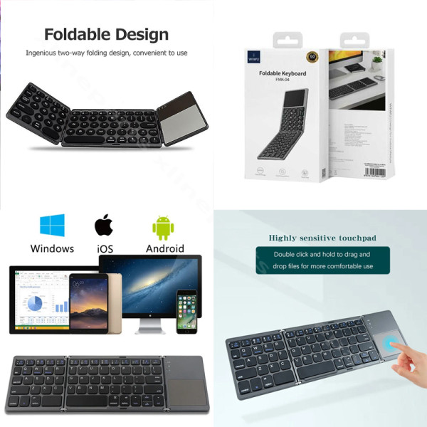 Keyboard Wireless Foldable Wiwu FMK-04 black EN
