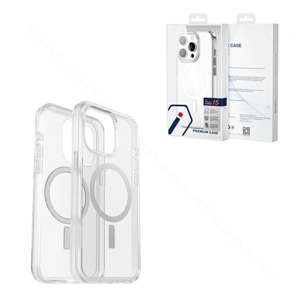 Back Case Magsafe Wiwu Apple iPhone 15 Pro Max clear