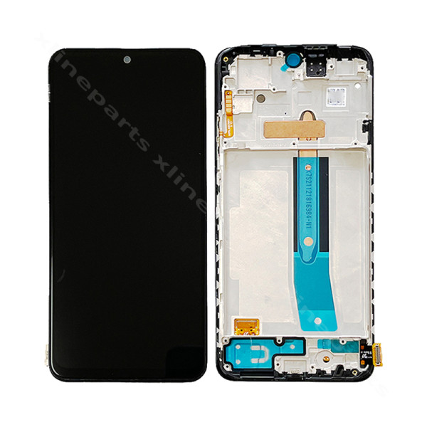 LCD Complete Frame Xiaomi Redmi Note 11 4G black(Original)